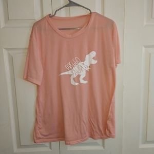 Maternity tee shirt "preggo saurus" xl